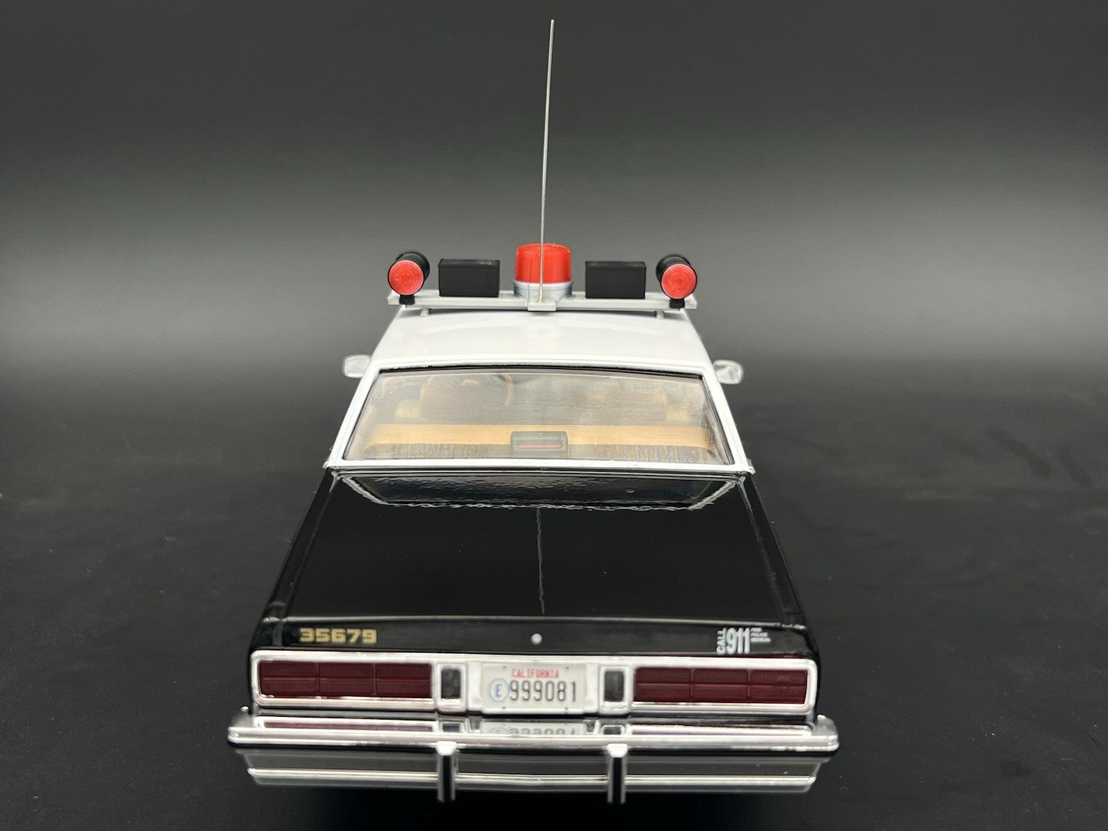 1/18 Dominion Lightbar Red Clear Ontario Provincial Police OPP Style Canada16