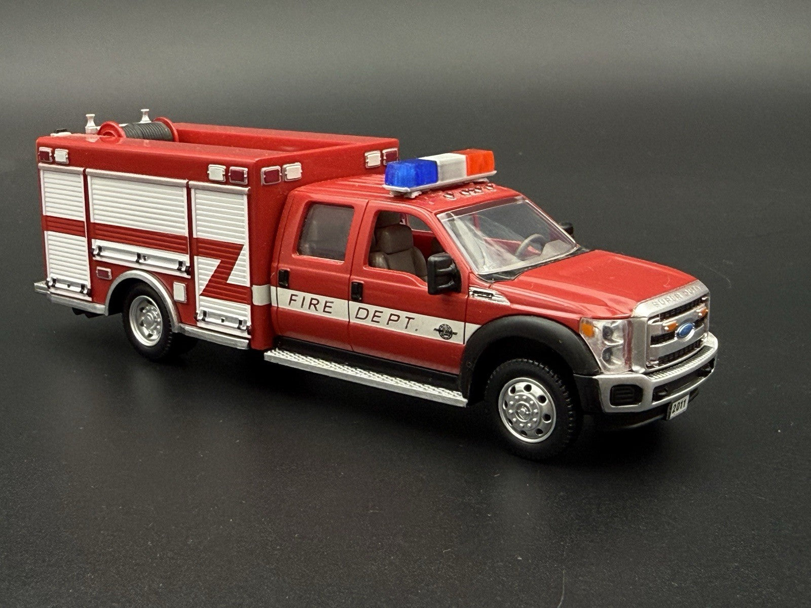 2 Pack 1/50 48 Scale Blue Red Twinsonic Lightbar Police Fire Engine Truck 5015BR5