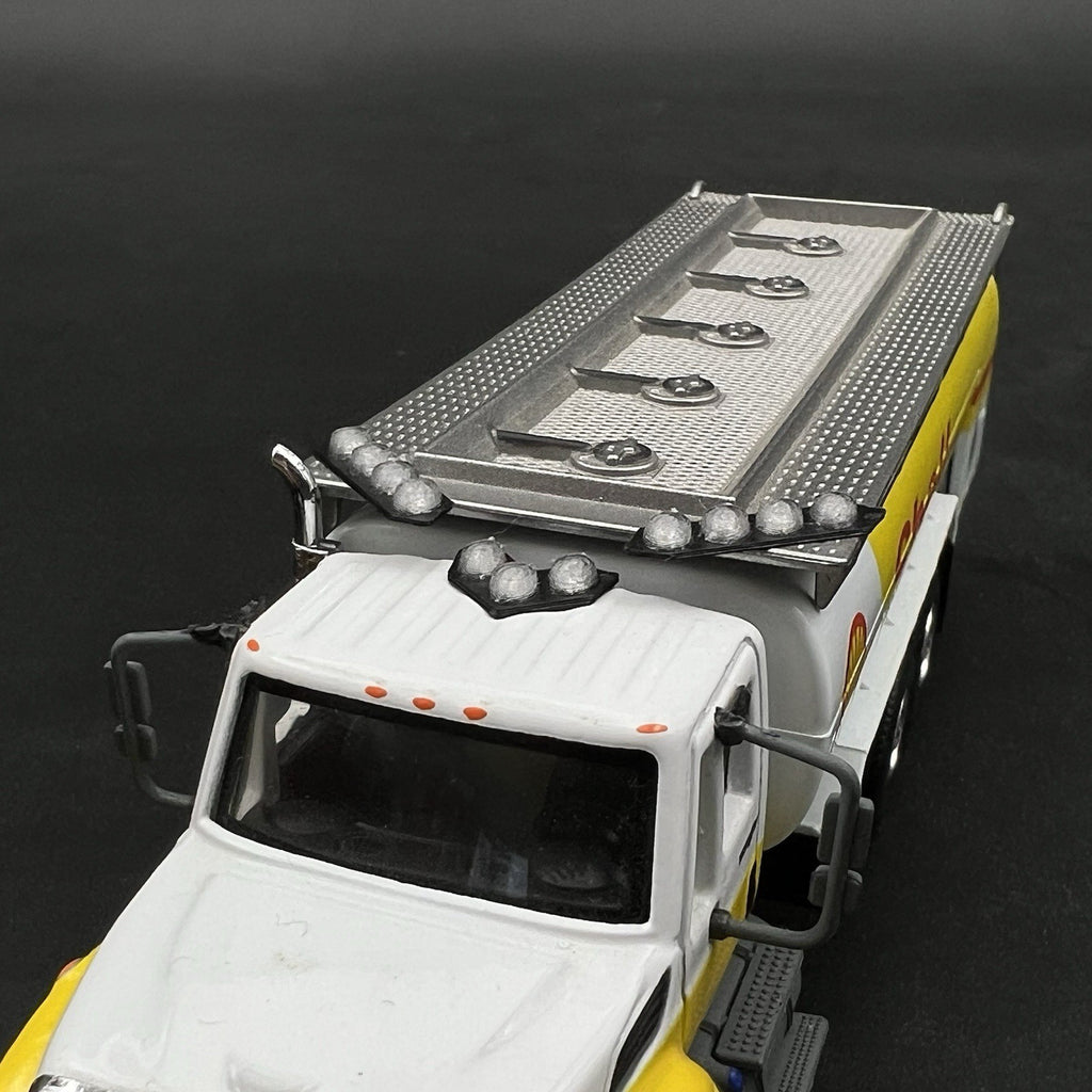 3 Pack 1/64 Clear Split Vision SLR Lightbar Fire Truck Ladder Code 3 Kitbash14
