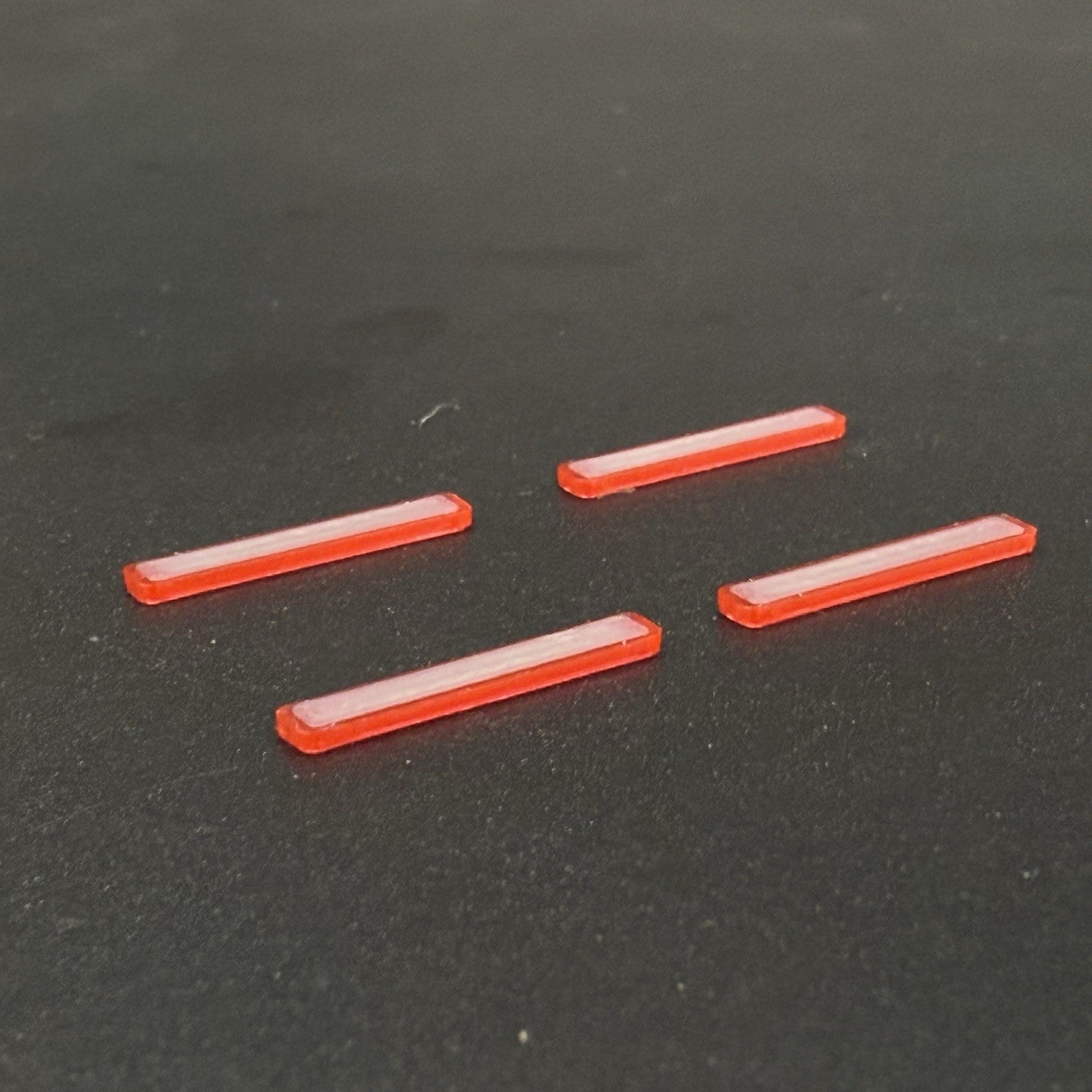 4 Pack 1/87 HO Scale Whelen Edge Long Red Lightbar Fire Truck Engine Ladder 87108