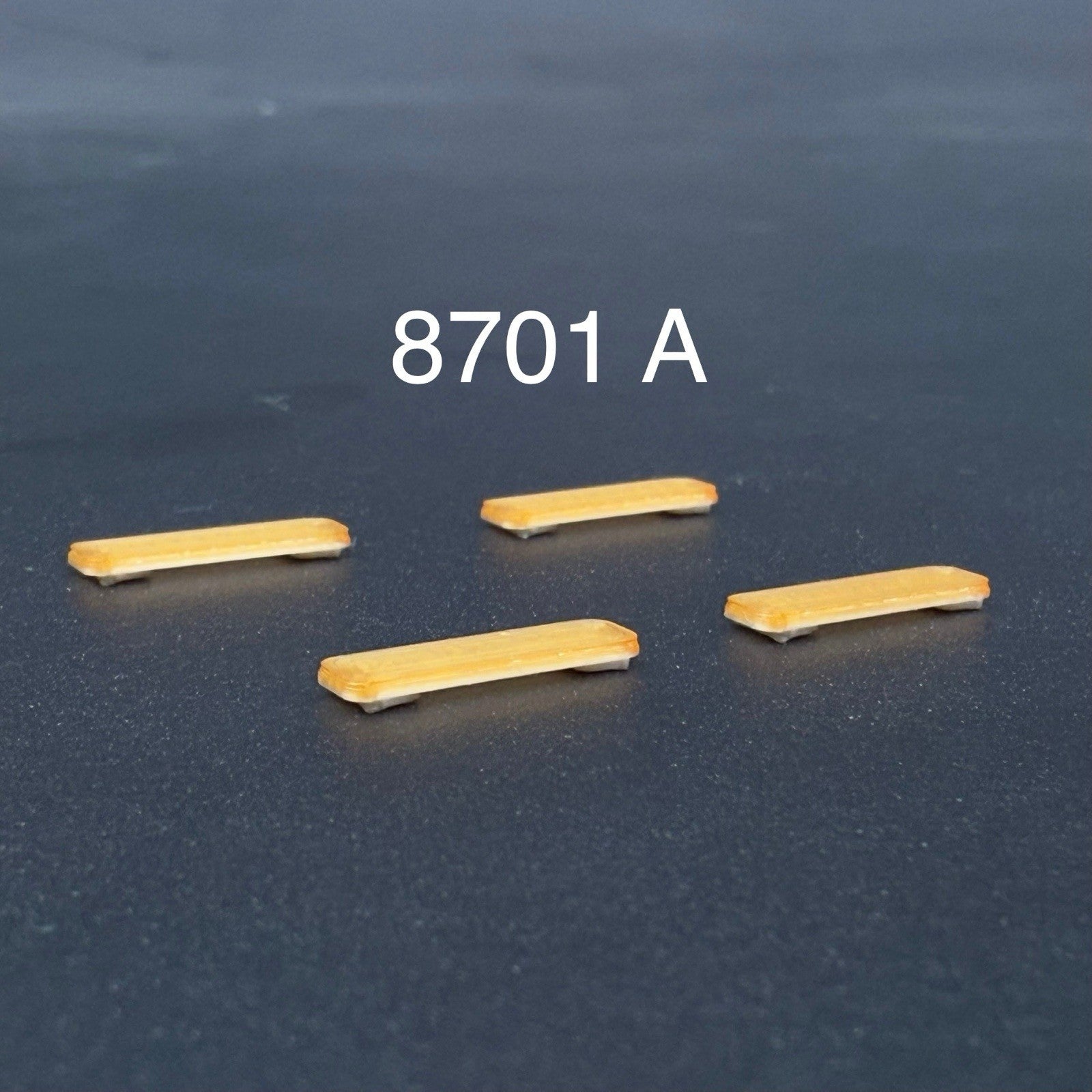 4 Pack 1/87 HO Scale Amber LED Style Whelen Lightbar Security Work Tow Truck0