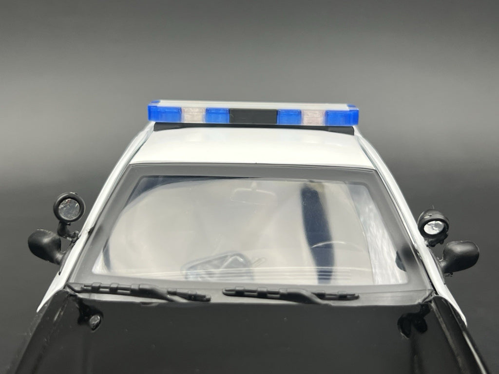 1/18 LED Ready Whelen Edge Massachusetts Police Lightbar Blue Clear Amber Red5