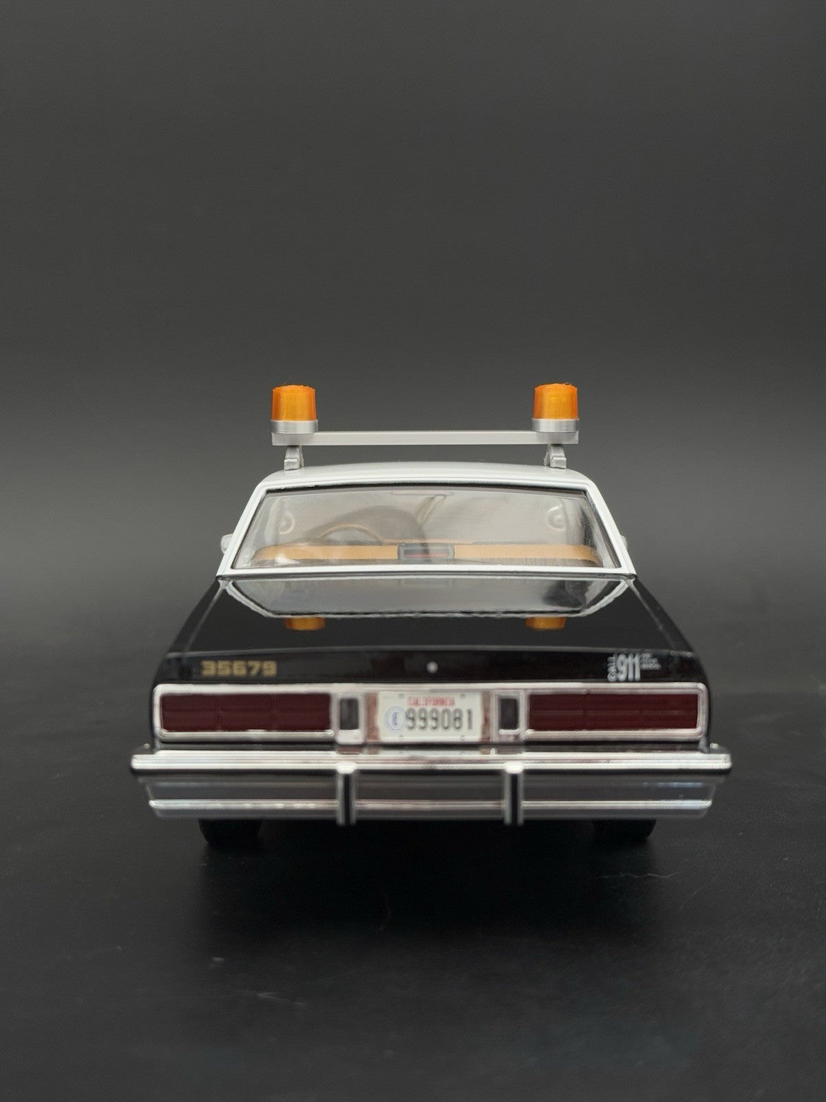 1/24 25 Scale Model Federal Amber Twin Beacon Ray Police Lightbar Visibar 2461A27