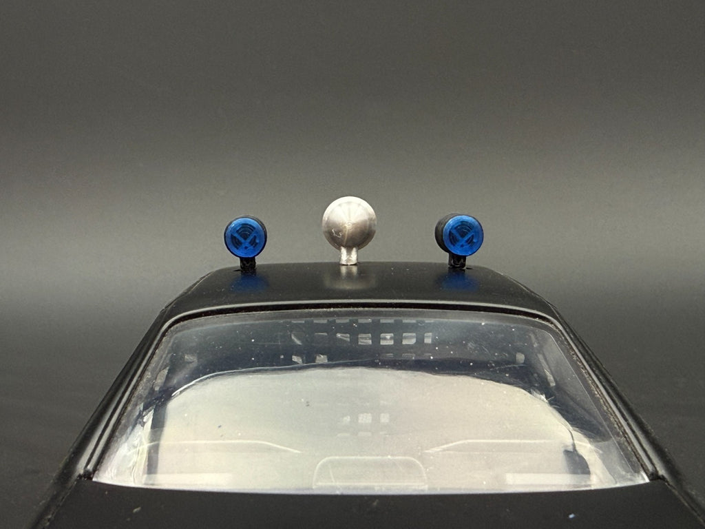 1/24 1/25 Scale Model Blue Can Lights Siren Police 2434B6