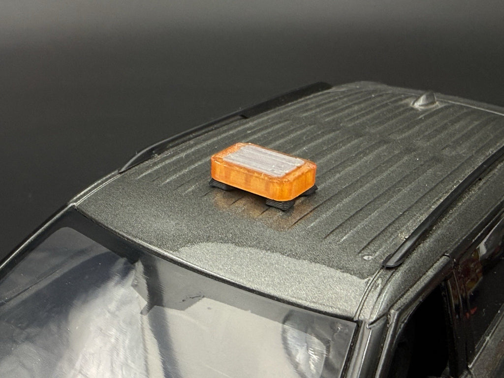2-Pack 1/24 25 Scale Model Micro Whelen Edge Freedom Amber Lightbar 2408MICROA3