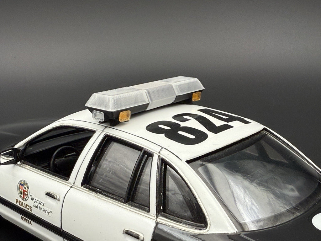 1/24 25 Scale Clear Chrome Streethawk Lightbar Police 246416
