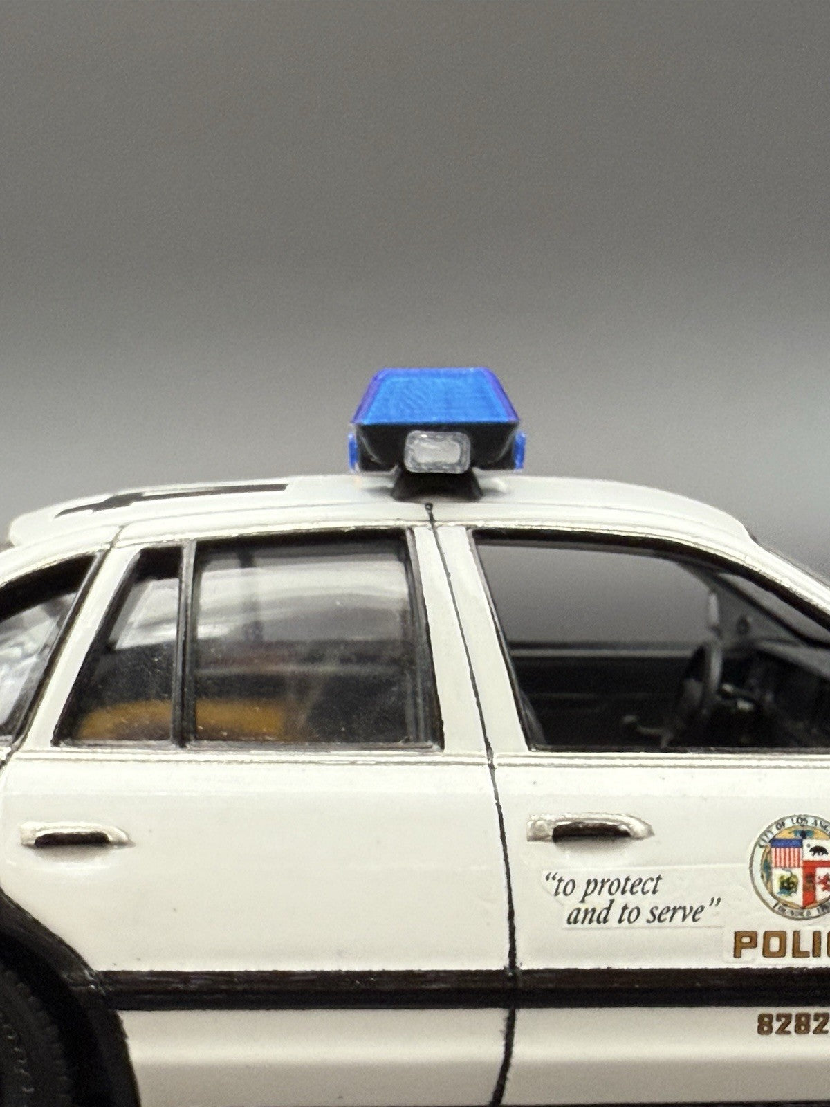 1/24 25 Scale Blue Clear Streethawk Lightbar Police 24649