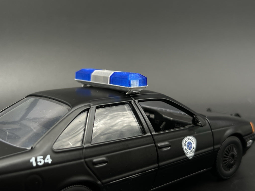 1/24 1/25 Blue Smith Wesson 8780 8880 8980 Lightbar Police Sheriff Fire8