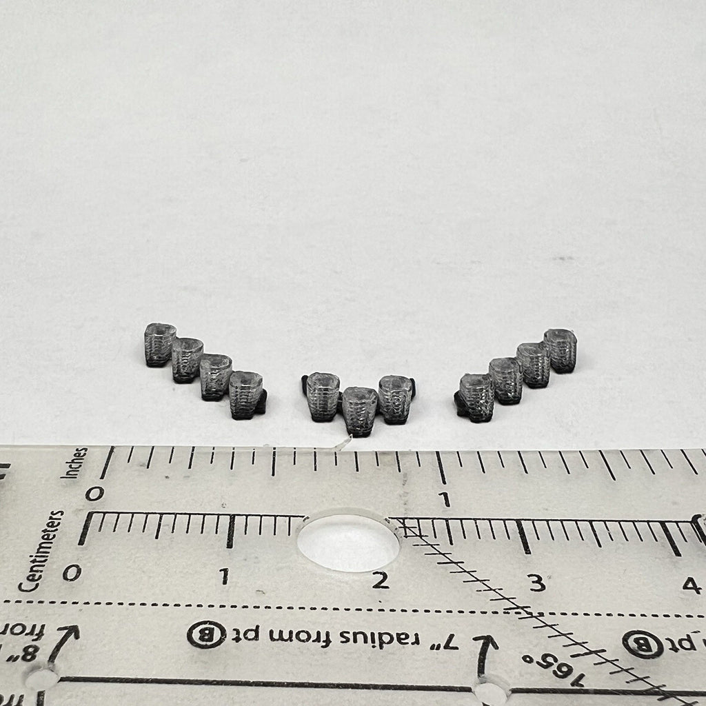 3 Pack 1/64 Clear Split Vector Lightbar Fire Truck Engine Ladder Code 3 Kitbash3