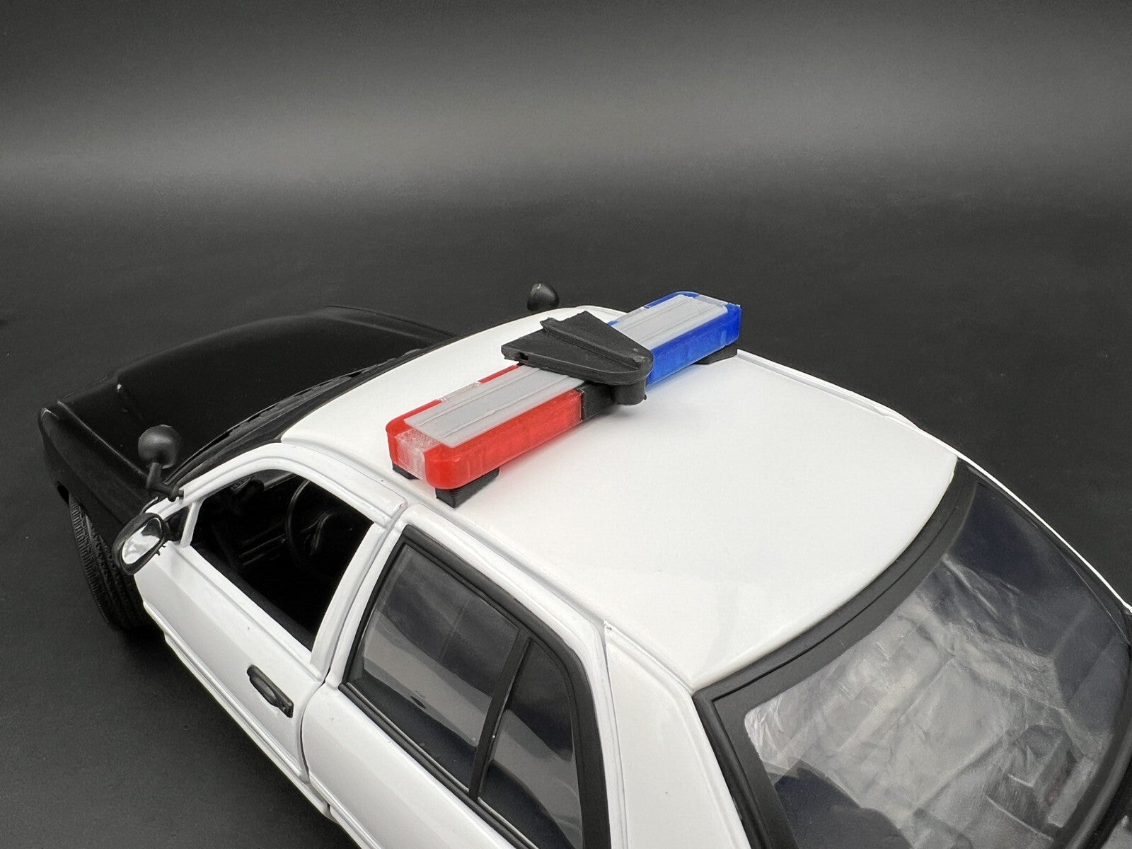 1/18 LED Ready Whelen Edge Lightbar Blue Red w/ Speaker Highway Patrol Police2