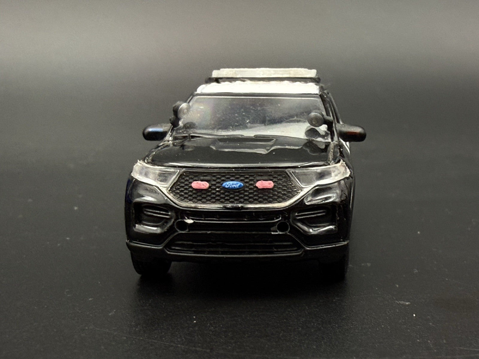 8 Pack 1/64 Scale Red Grille Light Pod License Plate Police 6456R4