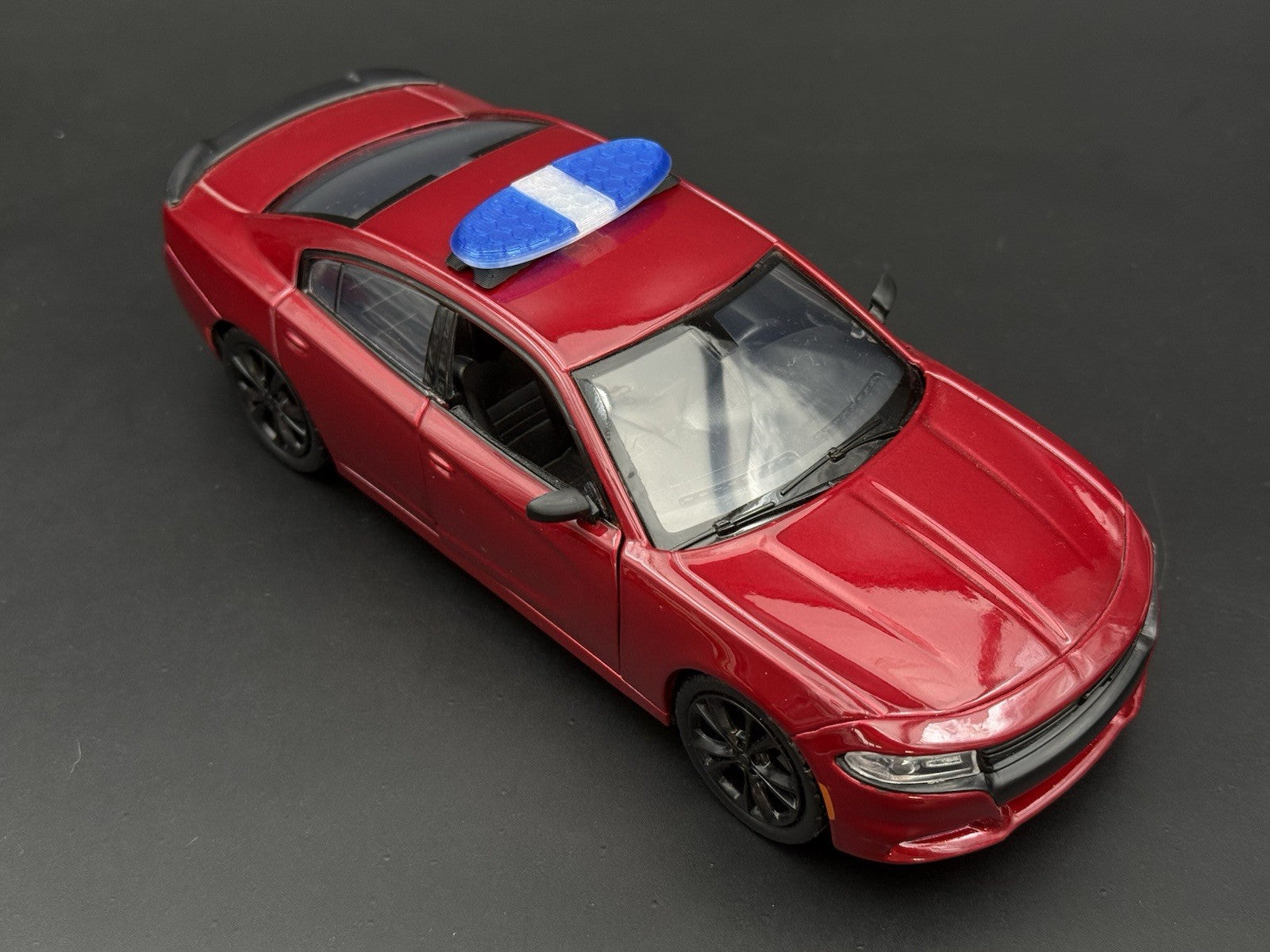 1/24 25 PCB Ready Blue Federal Signal Arjent Lightbar Police SUV 2412PCBBC4