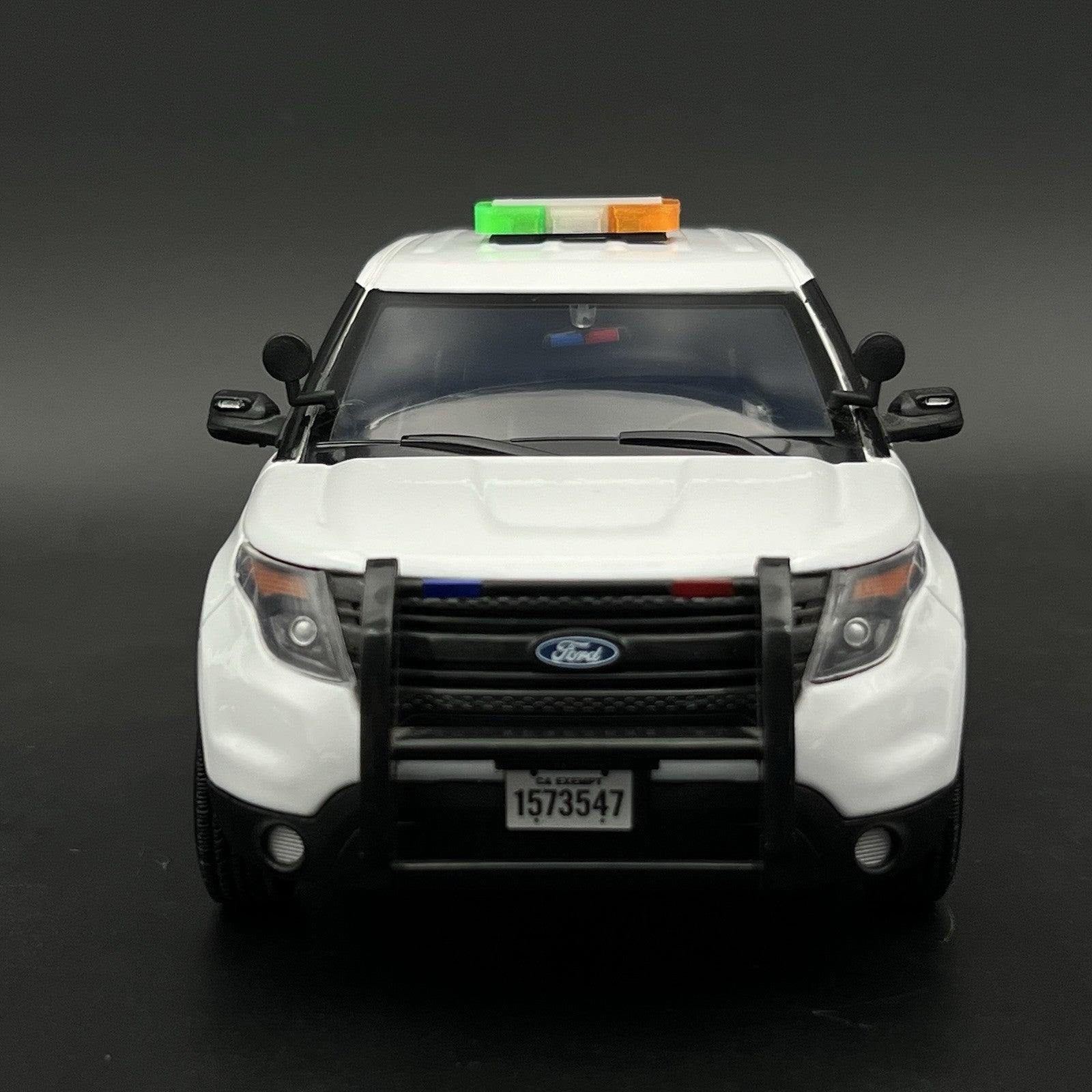 1/18 Mini Whelen Edge Lightbar Amber Clear Green Gray Top Cover3