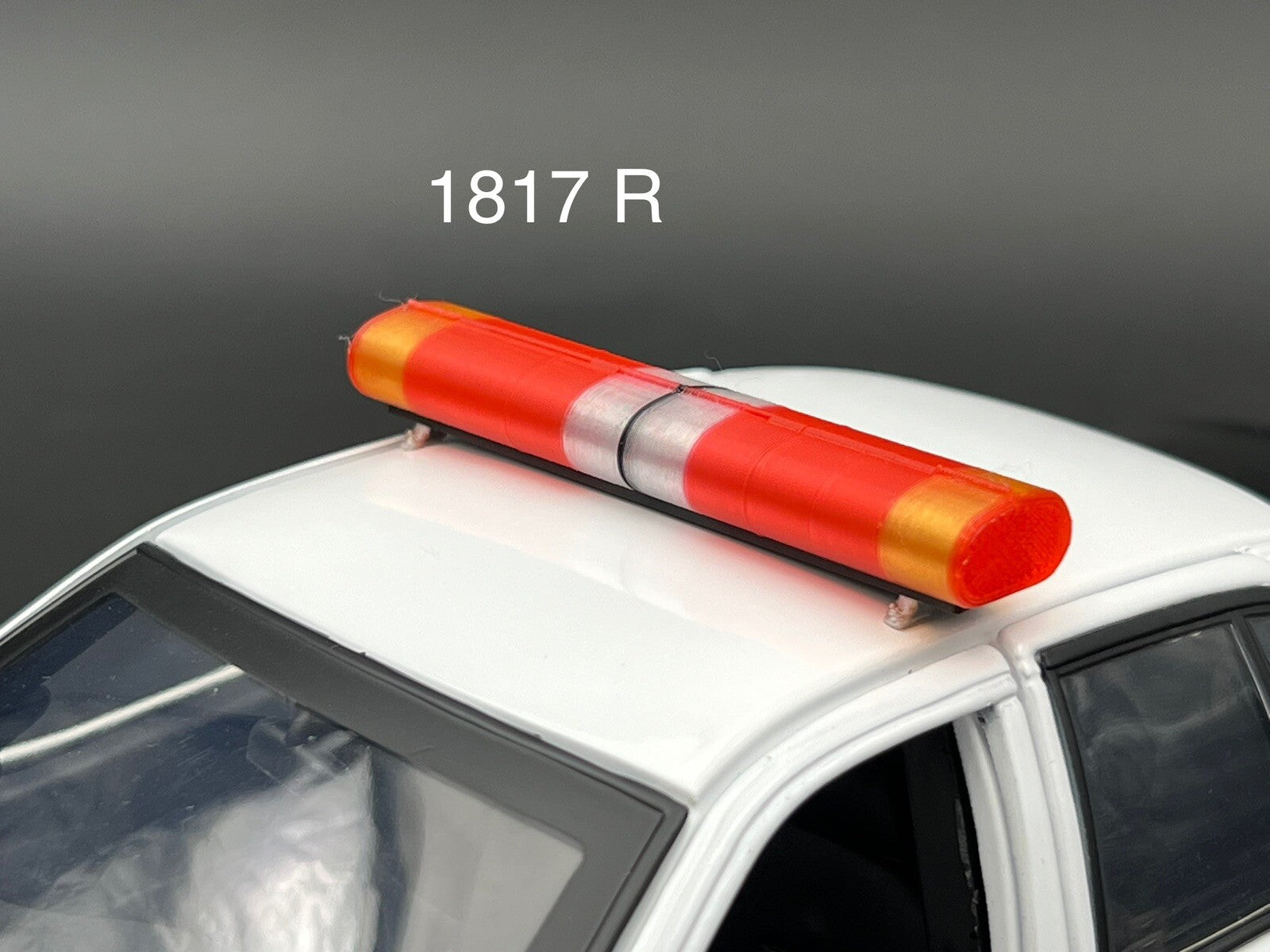 1/18 LED Ready AeroDynic Lightbar Red Clear Amber Police Sheriff Fire0