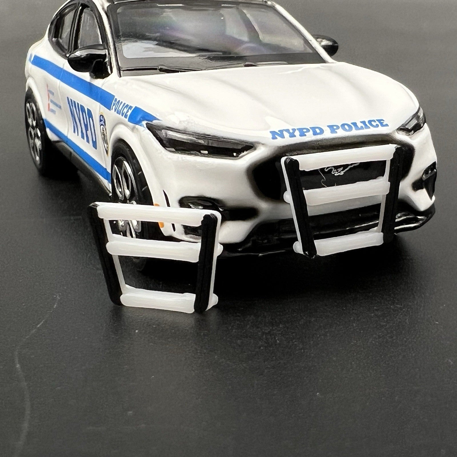 2 Pack 1/64 NYPD Style Push Bumper New York Police Sheriff Highway Patrol1