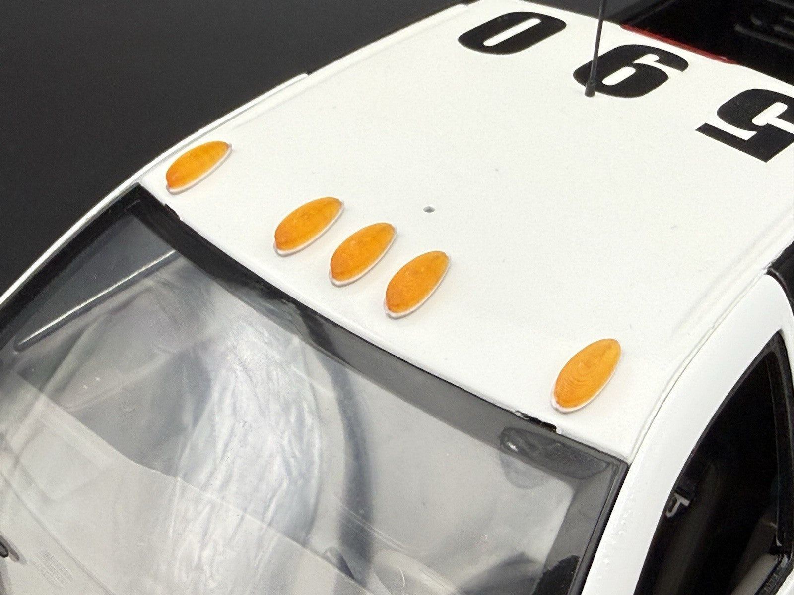 5 Pack 1/18 Scale Model Amber Roof Clearance Light Cab Marker Pickup Truck 1863A1