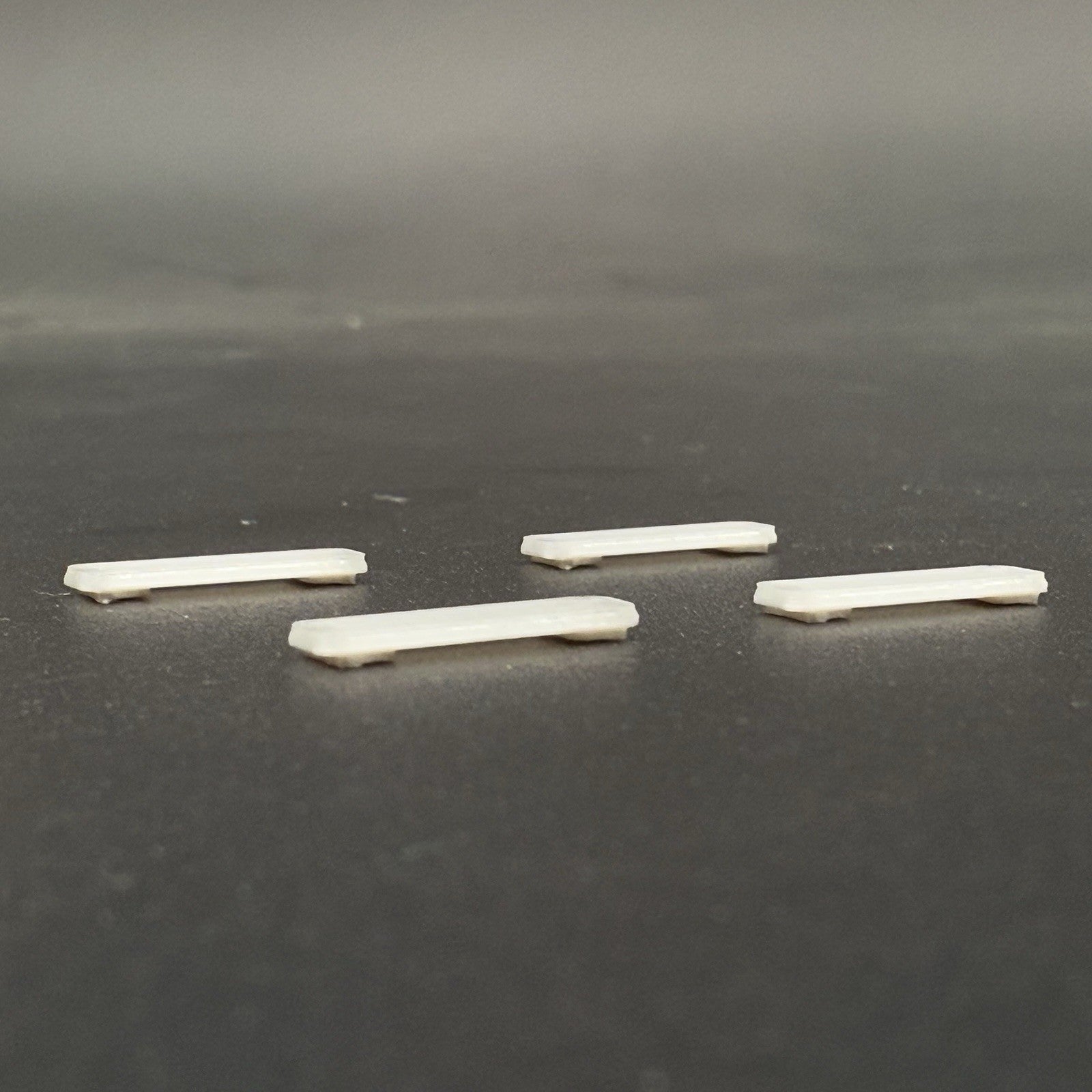 4-Pack 1/87 HO Scale Model Clear LED Style Whelen Lightbar Police Fire 8701C2