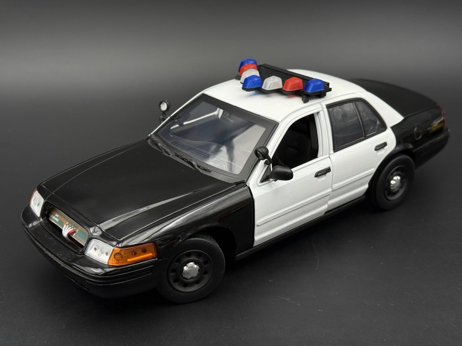 1/18 Scale Model LED Ready Blue Red Federal Vector Lightbar Police Car 1837 BR43