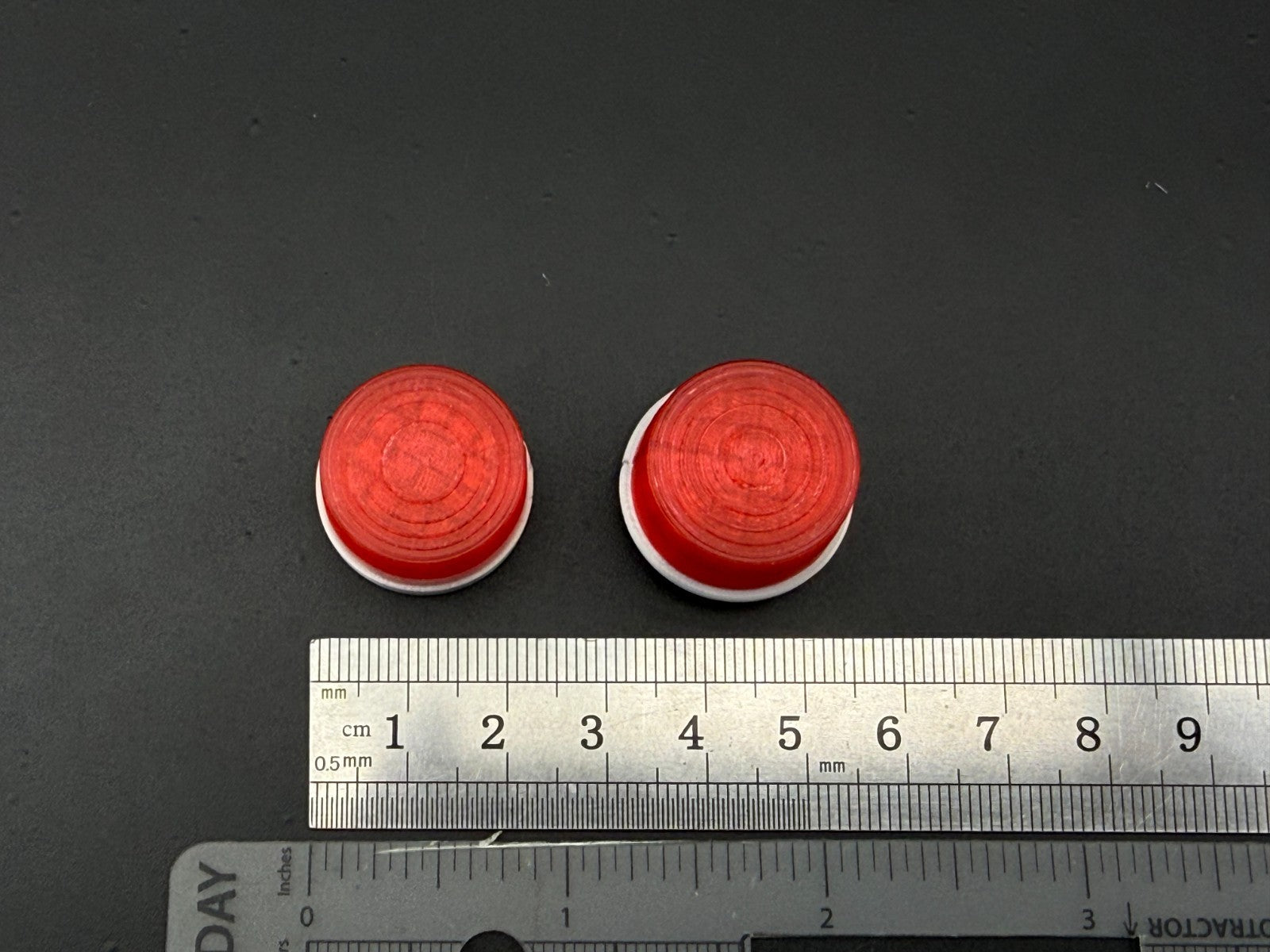 2-Pack 1/10 12 Scale Model Michigan State Police Red Beacon Lightbar 1003R2