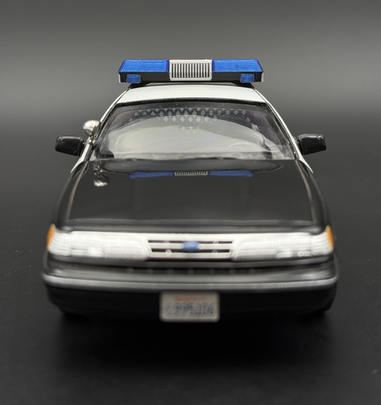 1/24 25 Scale Blue Chrome Streethawk Lightbar Police 24646