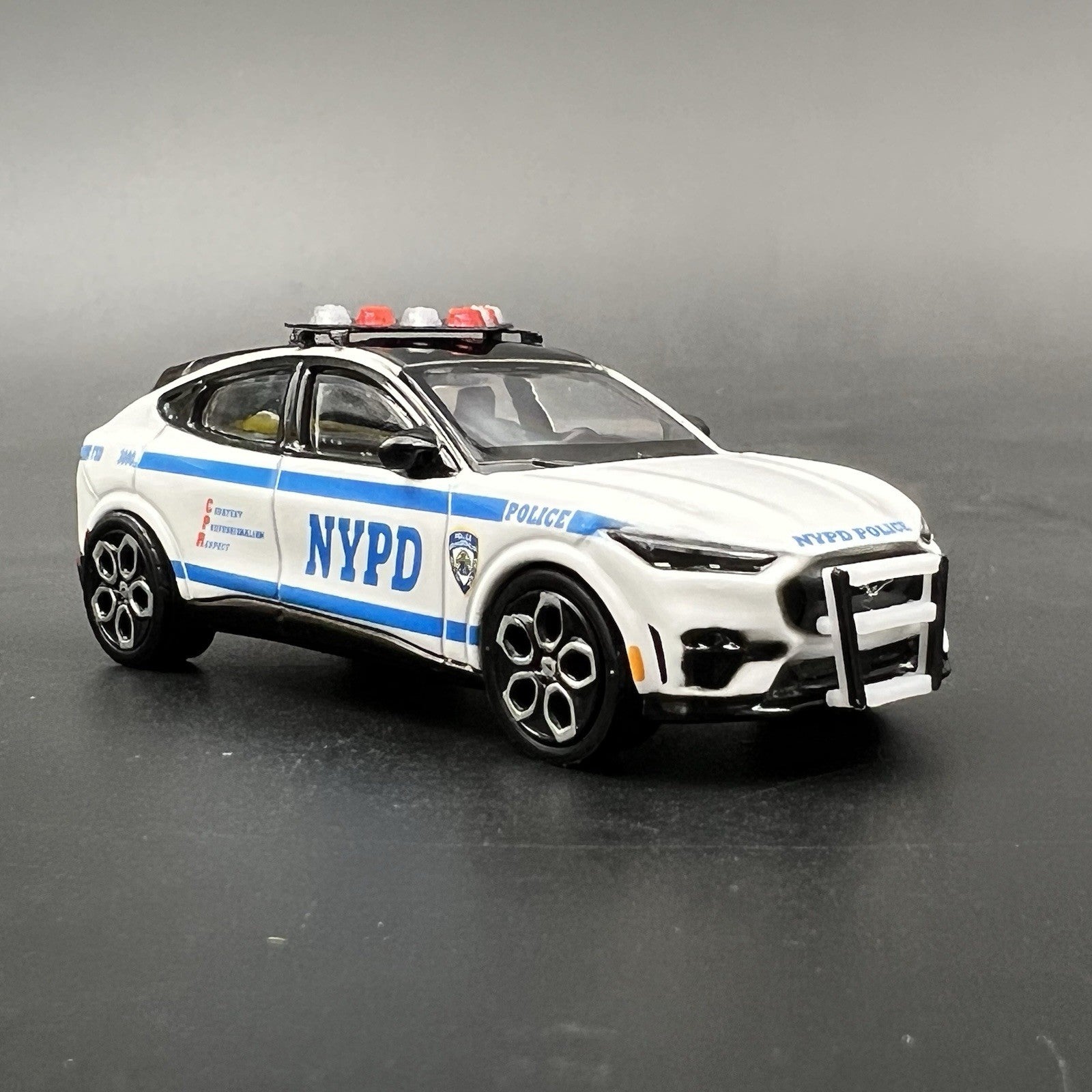 2 Pack 1/64 NYPD Style Push Bumper New York Police Sheriff Highway Patrol7