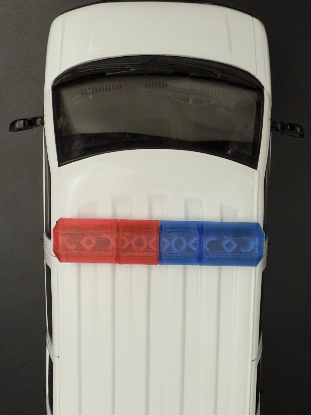 1/24 25 Scale Model Blue Red Code 3 MX7000 XL Lightbar Truck Width 58” 2414XLBR4