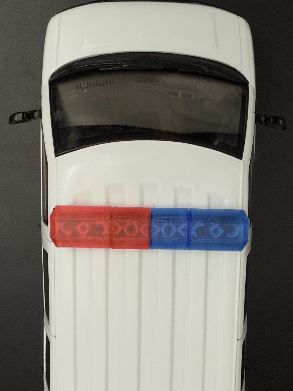 1/24 25 Scale Model Blue Red Code 3 MX7000 XL Lightbar Truck Width 58” 2414XLBR4