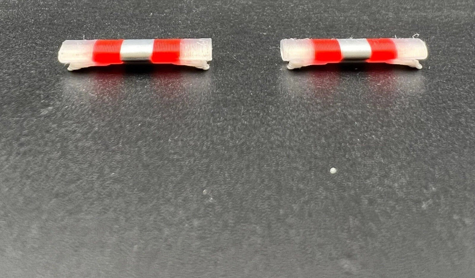 4 Pack 1/87 Clear Red Chrome NYPD Federal Signal Aerodynic Lightbar Police0