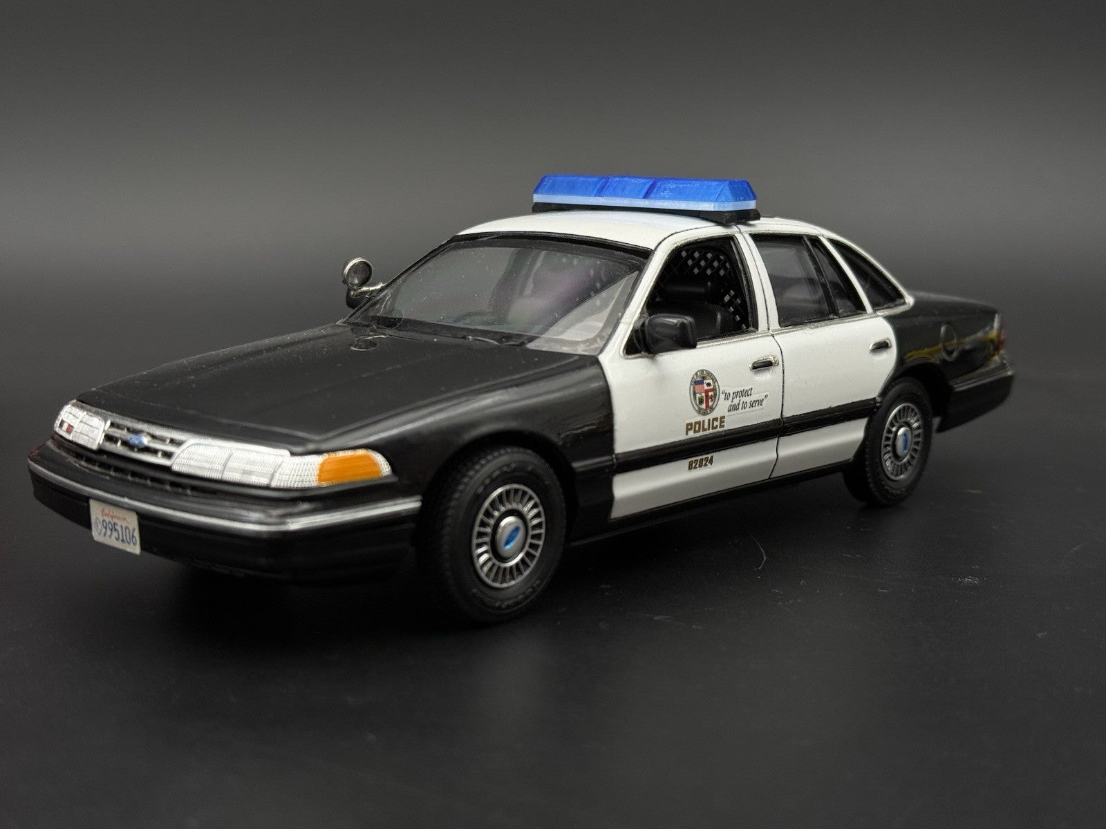 1/24 25 Scale Model Blue Code 3 Excalibur Lightbar Police13