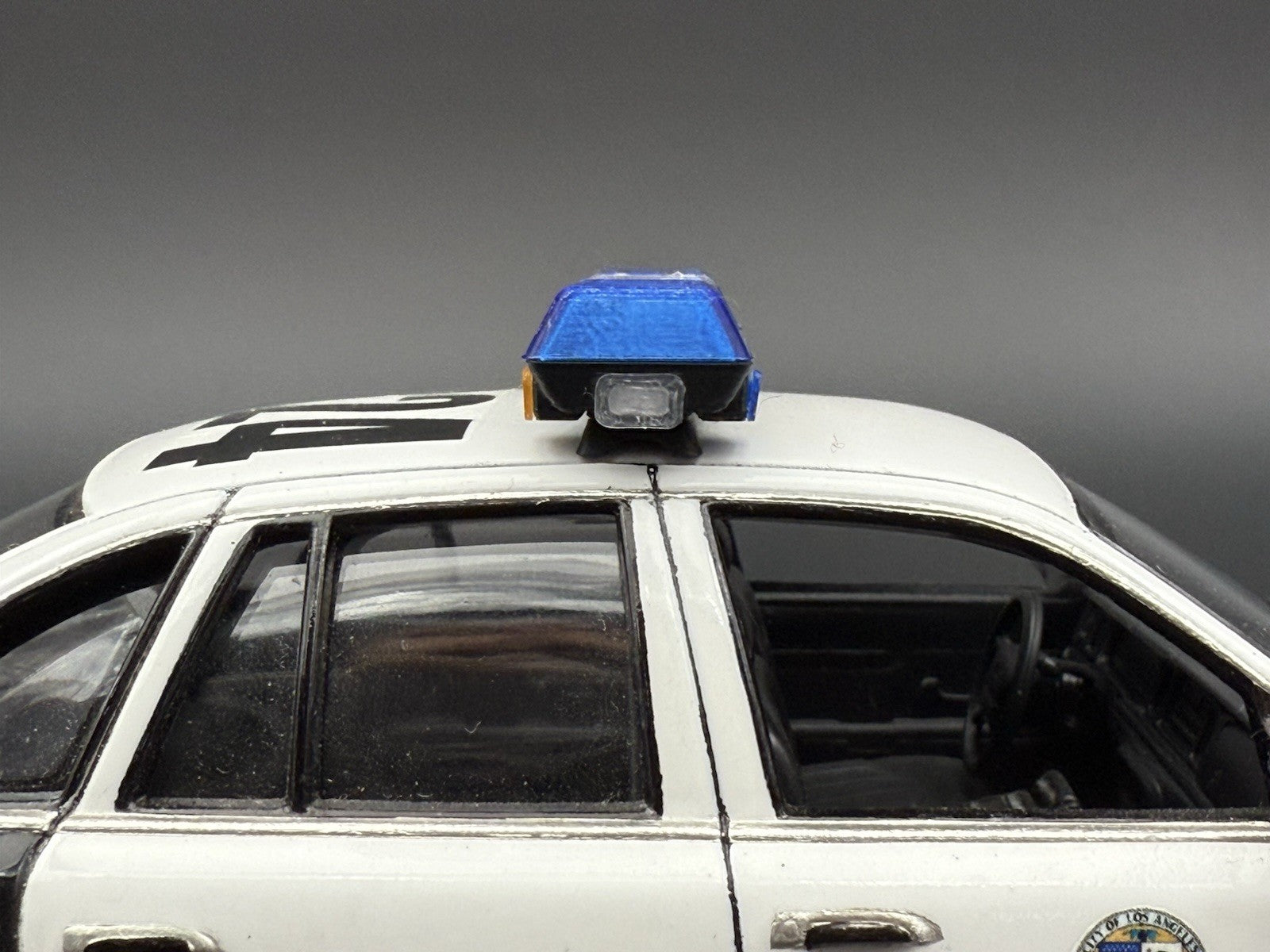 1/24 25 Scale Blue Chrome Streethawk Lightbar Police 246412