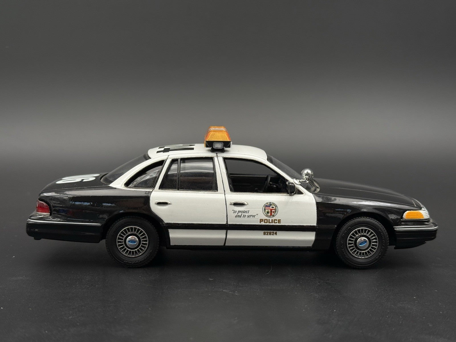 1/24 25 Scale Model Amber Chrome Streethawk Lightbar Police 2464AChrome8