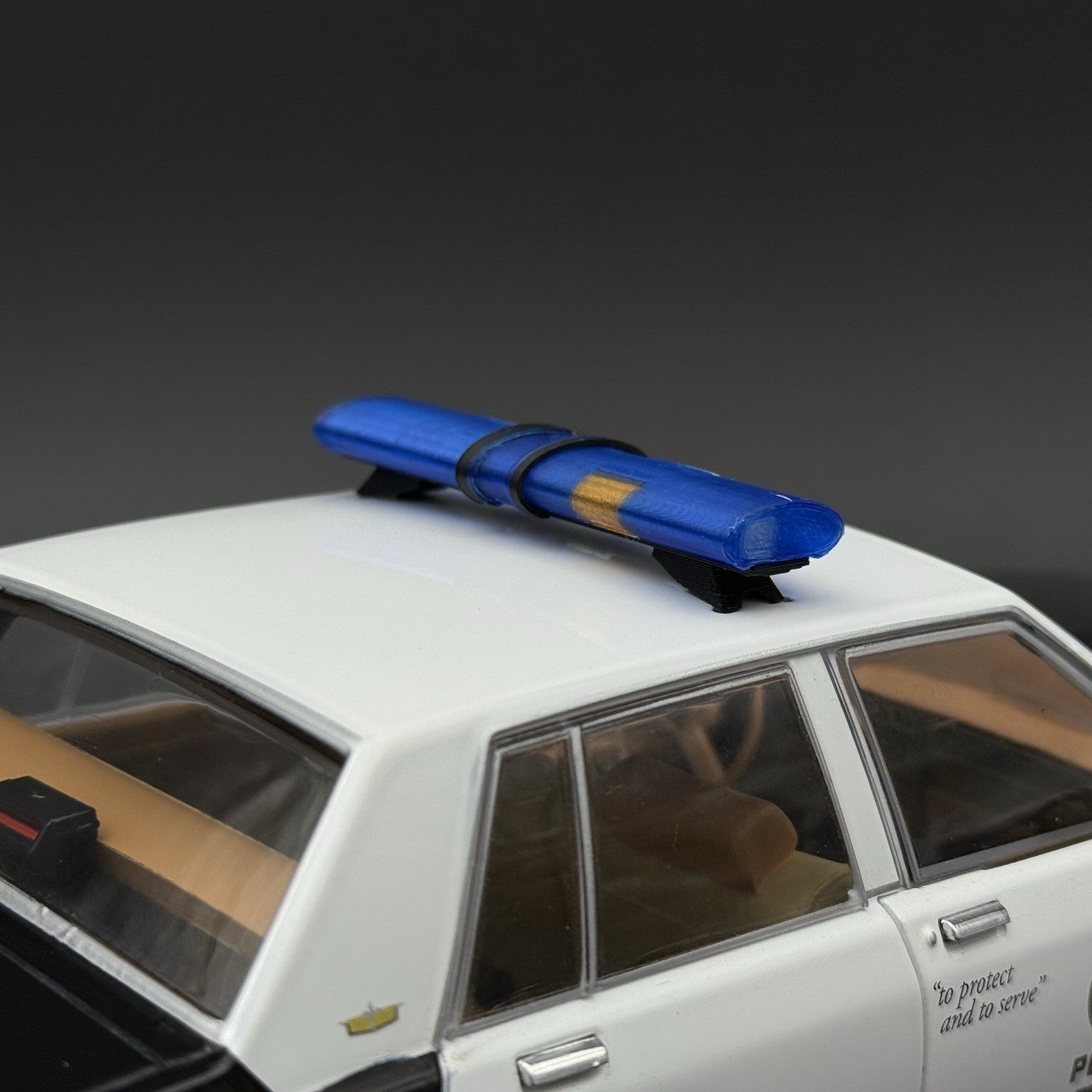 1/18 LED Ready Jetstrobe Jetstream Lightbar Blue Clear Amber Police Sheriff2