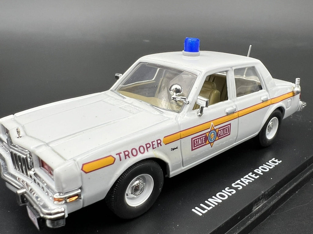 2 Pack 1/43 Vintage Blue Beacon Lightbar Florida Georgia Police Highway Patrol1