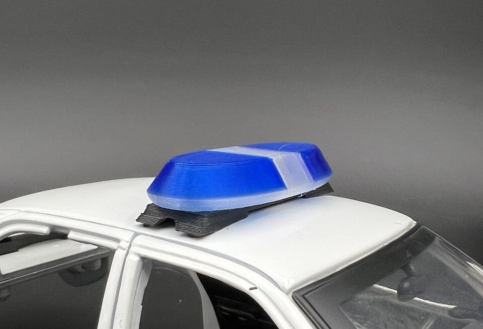 1/18 Blue Federal Signal Vista Lightbar Kentucky Mass State Police Sheriff Fire6