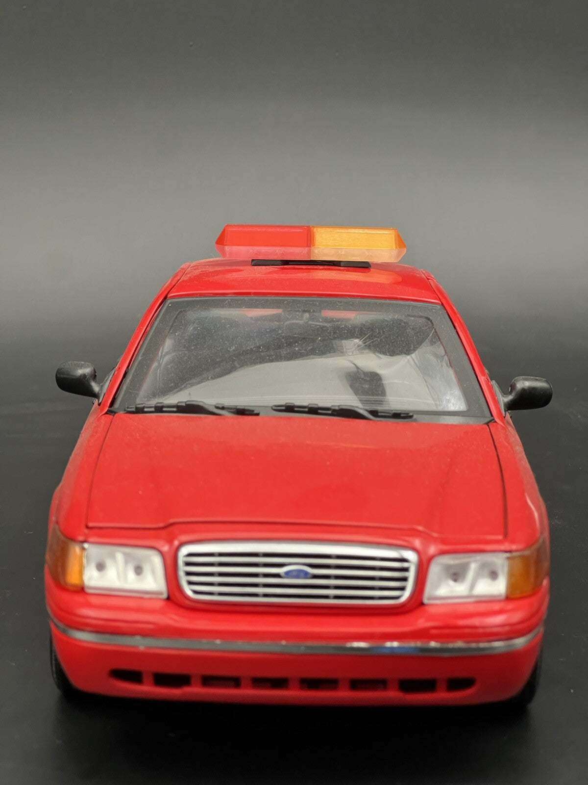1/24 25 Red Half Code 3 MX7000 Lightbar W/ Internal Lens Police Sheriff Fire9
