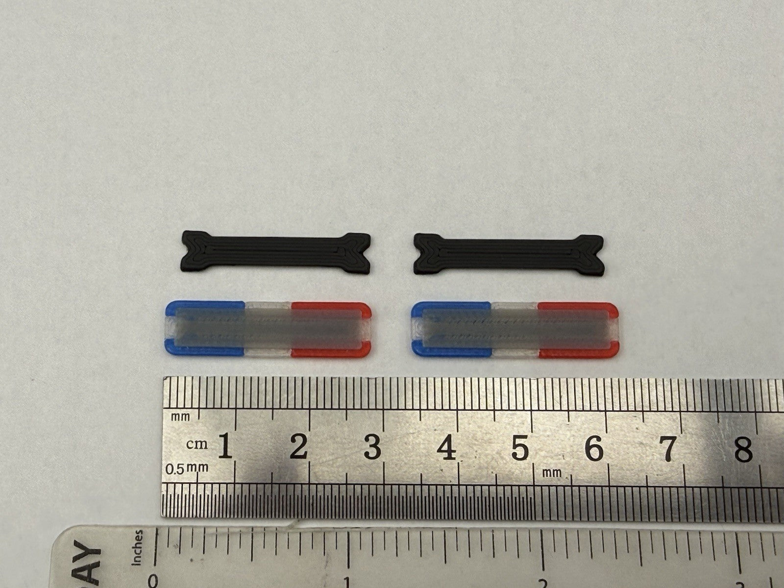 2 PACK 1/43 O Scale Model Whelen Liberty Blue Red Police Lightbar 4301 BR21
