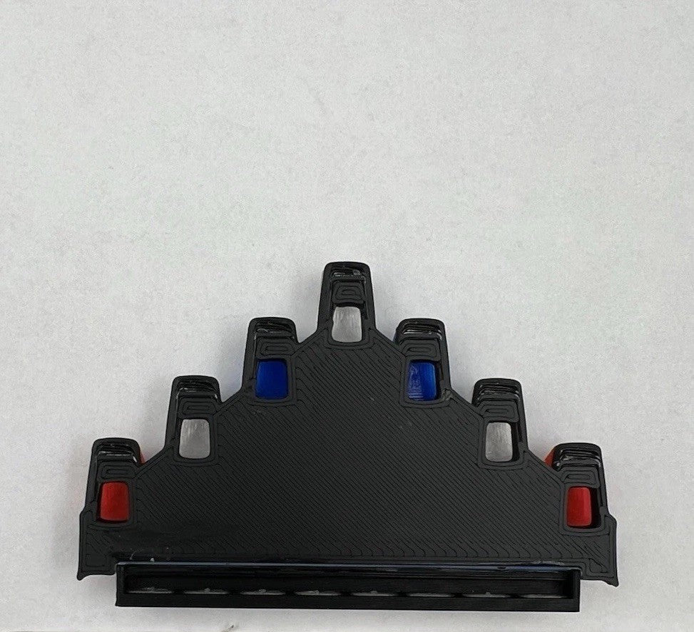 1/24 25 Scale Model LED Ready Blue Red Federal Vector Lightbar Police 2432 BR416