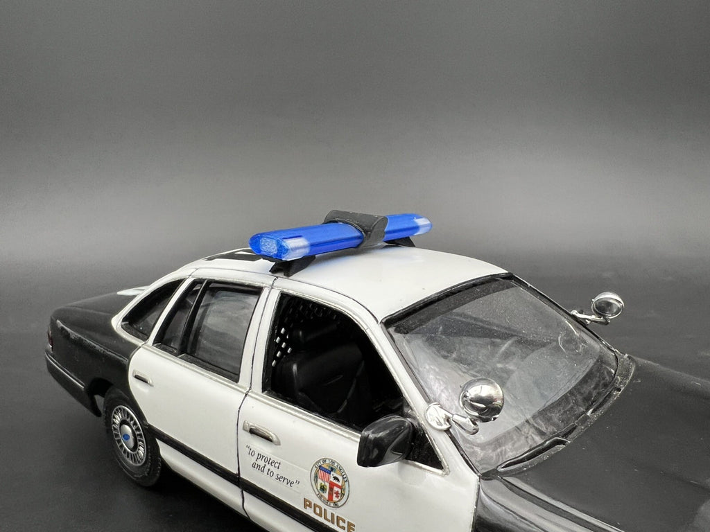 1/24 25 LED Ready Jetsonic Lightbar Blue Clear FHP Florida Highway Patrol Police4
