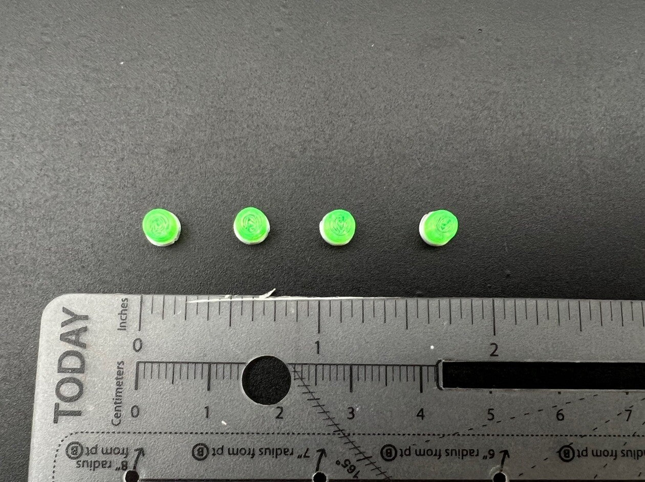 4 Pack 1/50 Green Vintage Beacon Lightbar TWH WSI First Gear Peterbilt Truck4