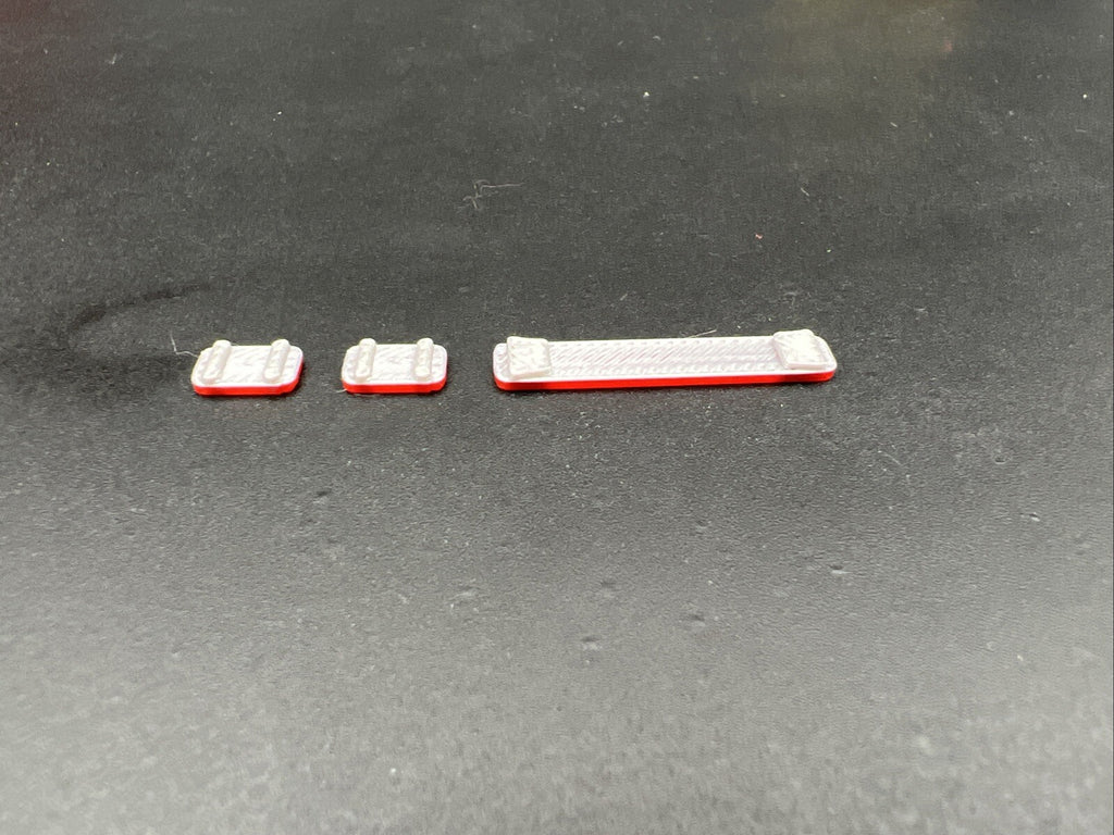 3 Pack 1/64 Whelen Long & Short Red Lightbar Code 3 Fire DCP Tow Truck Trailers4