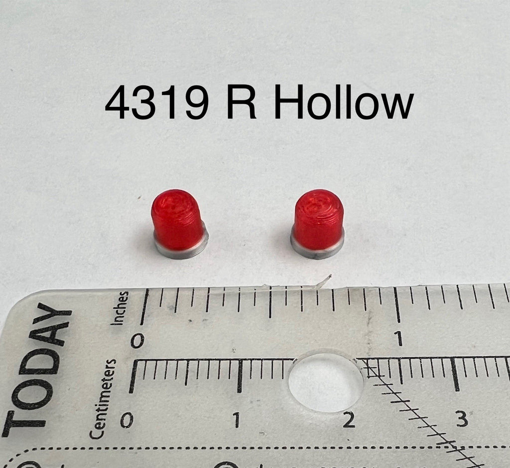 2 Pack 1/43 Hollow Red Beacon Lightbar Michigan State Police Fire Ambulance0
