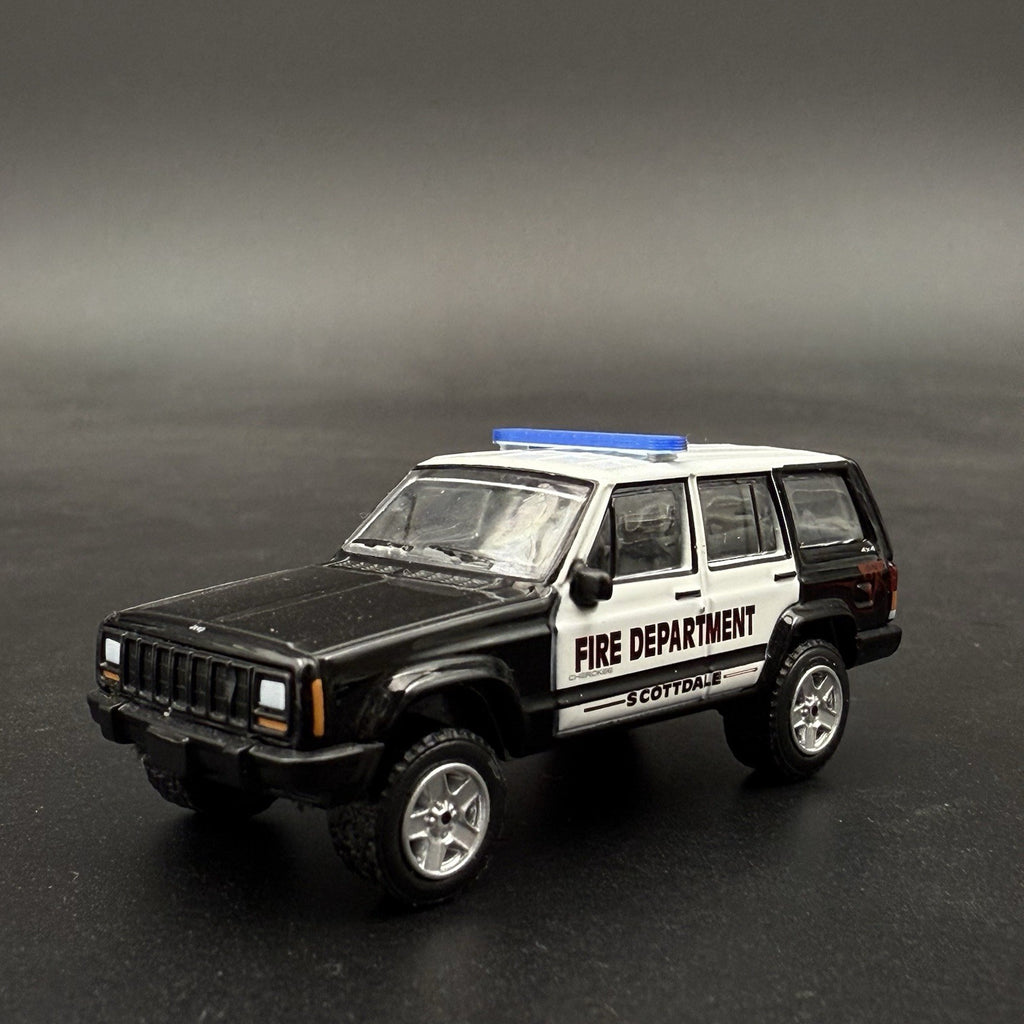2 Pack 1/64 Blue LED Style Narrow Lightbar Greenlight Fire Police Ambulance SUV5