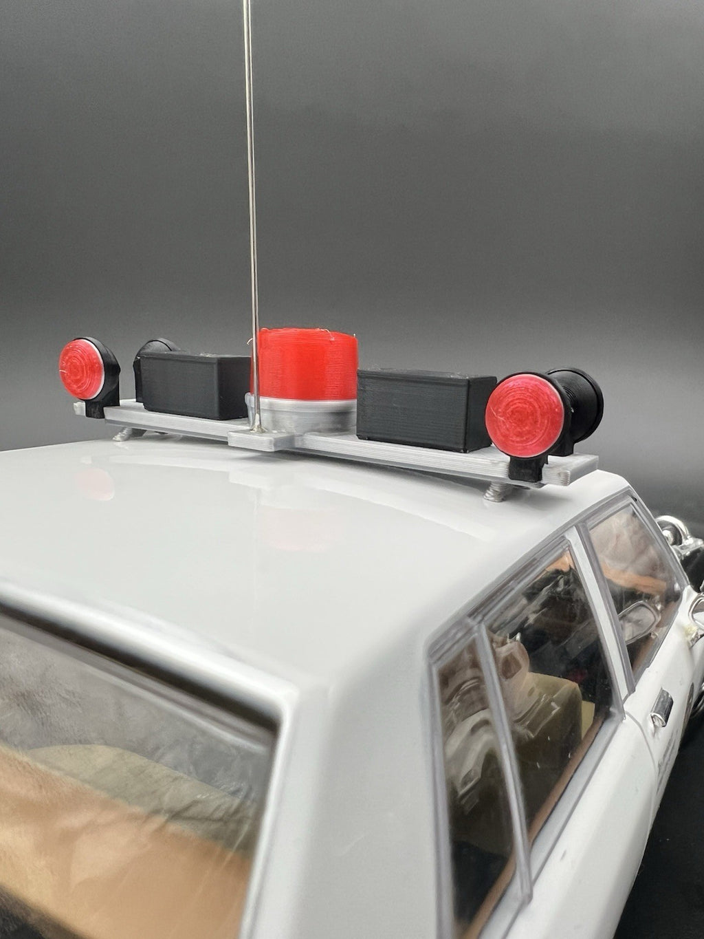1/18 Dominion Lightbar Red Clear Ontario Provincial Police OPP Style Canada5