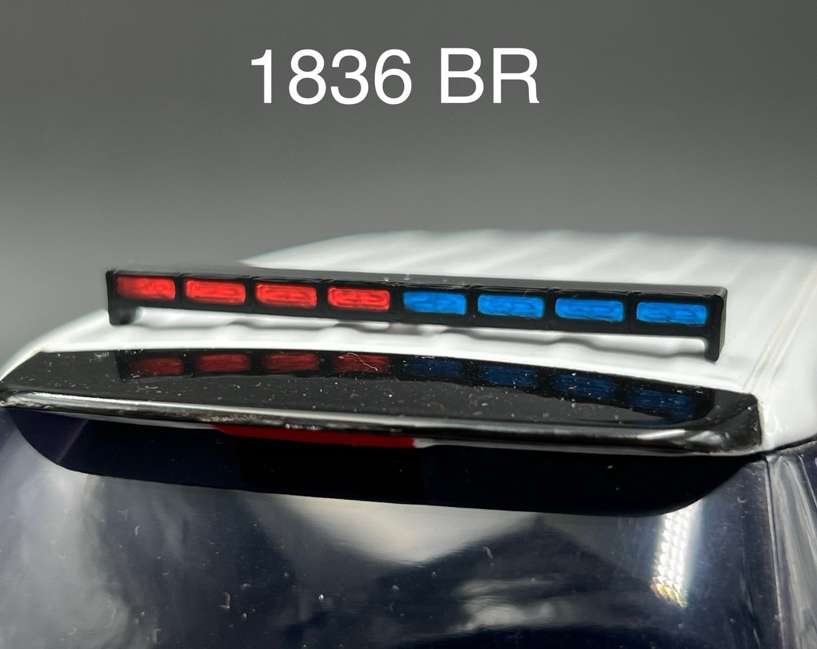 1/18 LED Ready Blue Red Traffic Advisor Arrow Stick Deck Lightbar Police Sheriff0