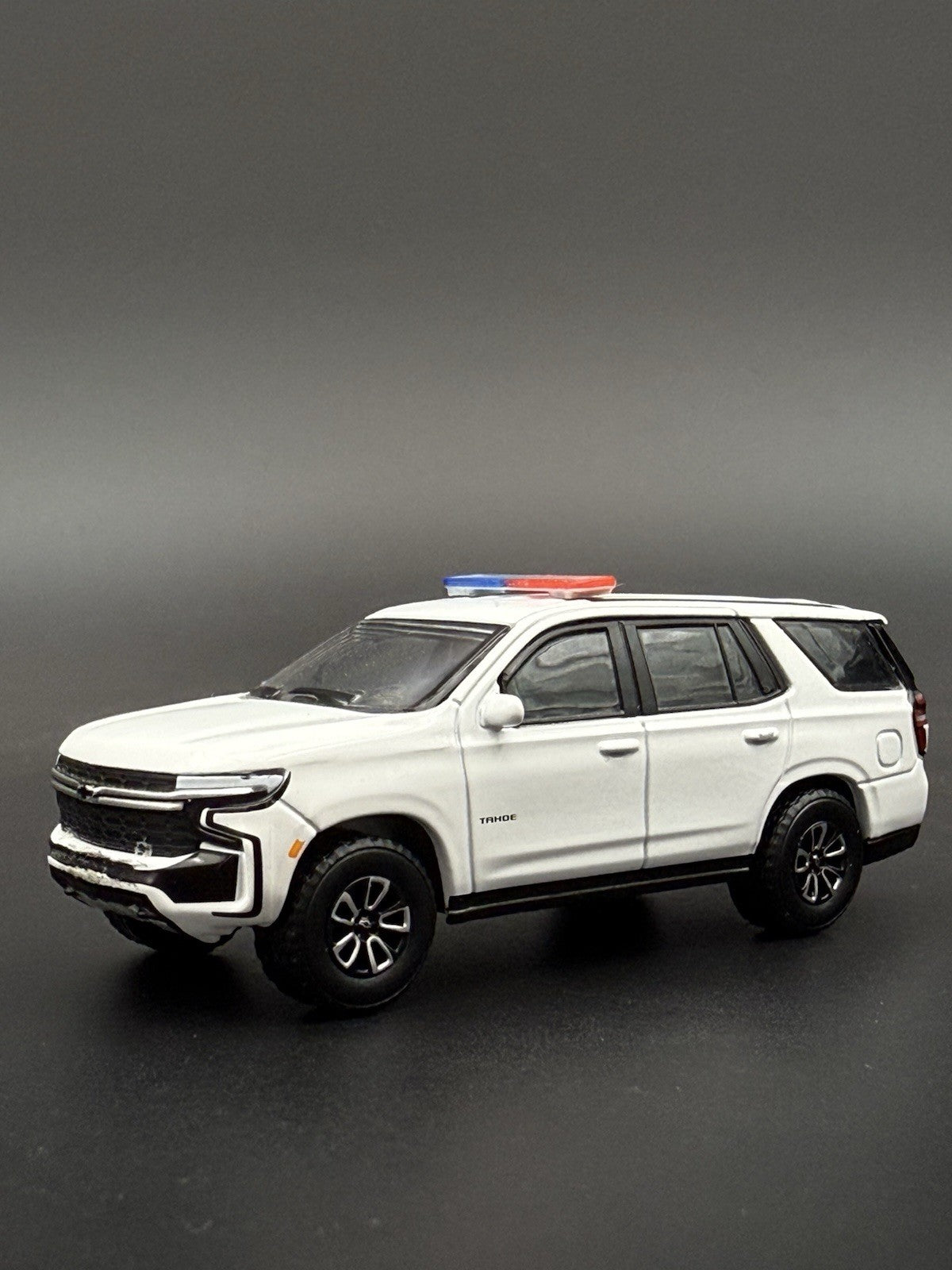 2-Pack 1/64 Scale Model Silver Top Blue Red LED Style Whelen Lightbar 6402BRS24