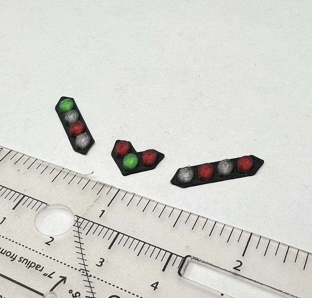 3 Pack 1/64 Chicago Fire CFD Green Red Split Vision SLR Lightbar Truck Code 32