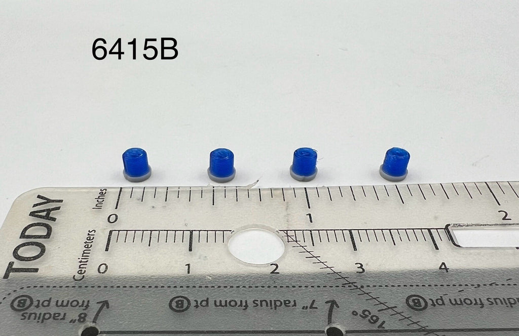 4 Pack 1/64 Vintage Blue Beacon Lightbar Florida Georgia Police Highway Patrol0