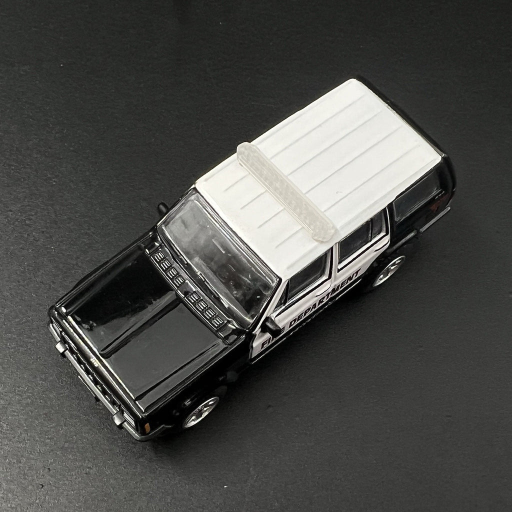 2 Pack 1/64 LED Style Narrow Lightbar For Greenlight Police Sheriff Fire EMS6