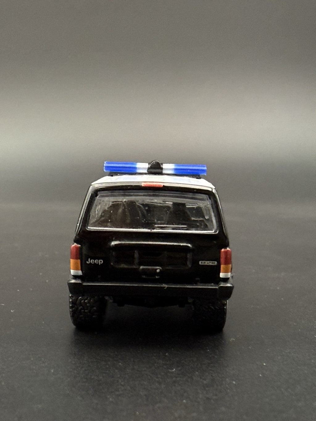 2-Pack 1/64 Scale Model Jetstream Jetsonic Blue Lightbar Police 6424B9