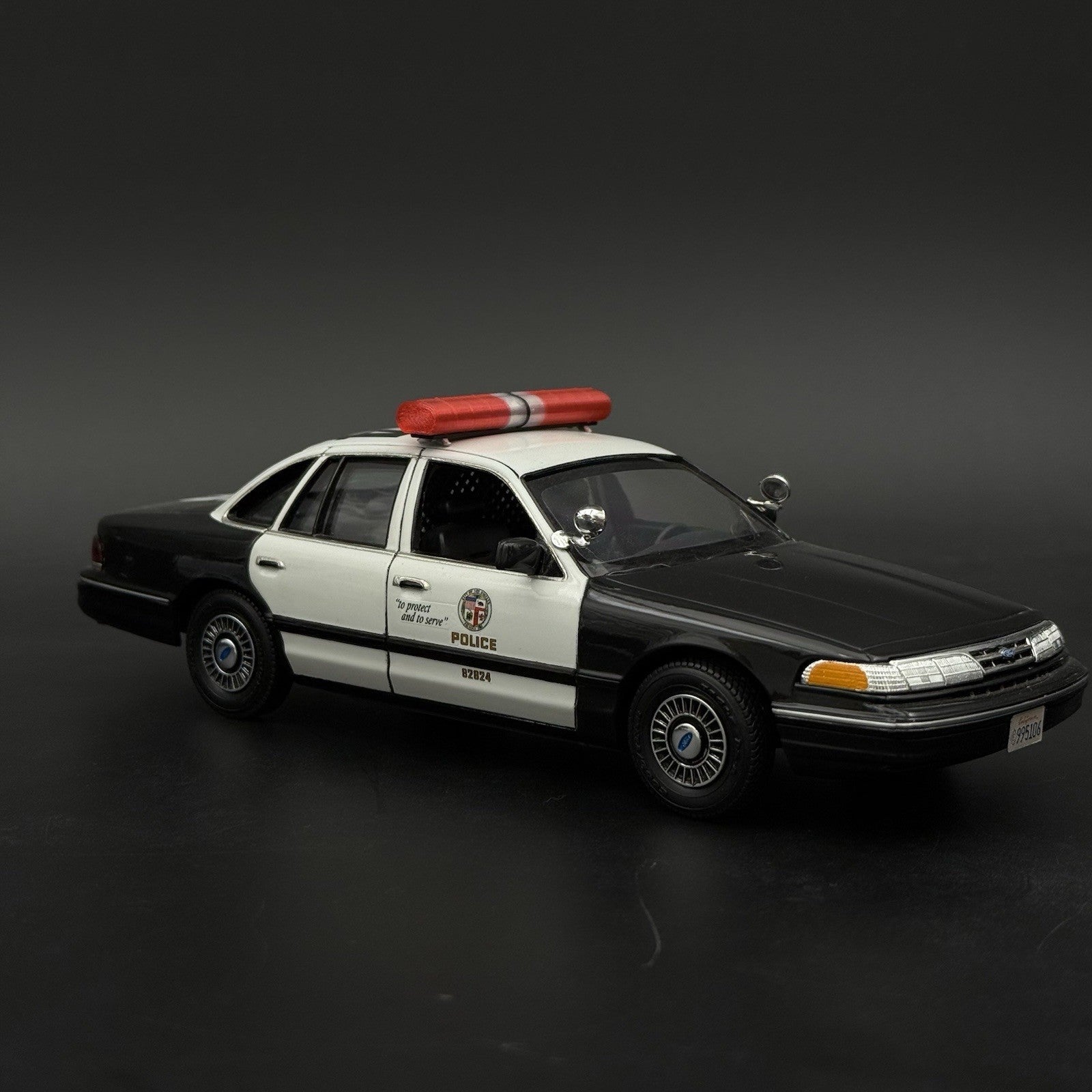 1/24 1/25 LED Ready AeroDynic Red Clear Lightbar Police Sheriff Fire EMS6